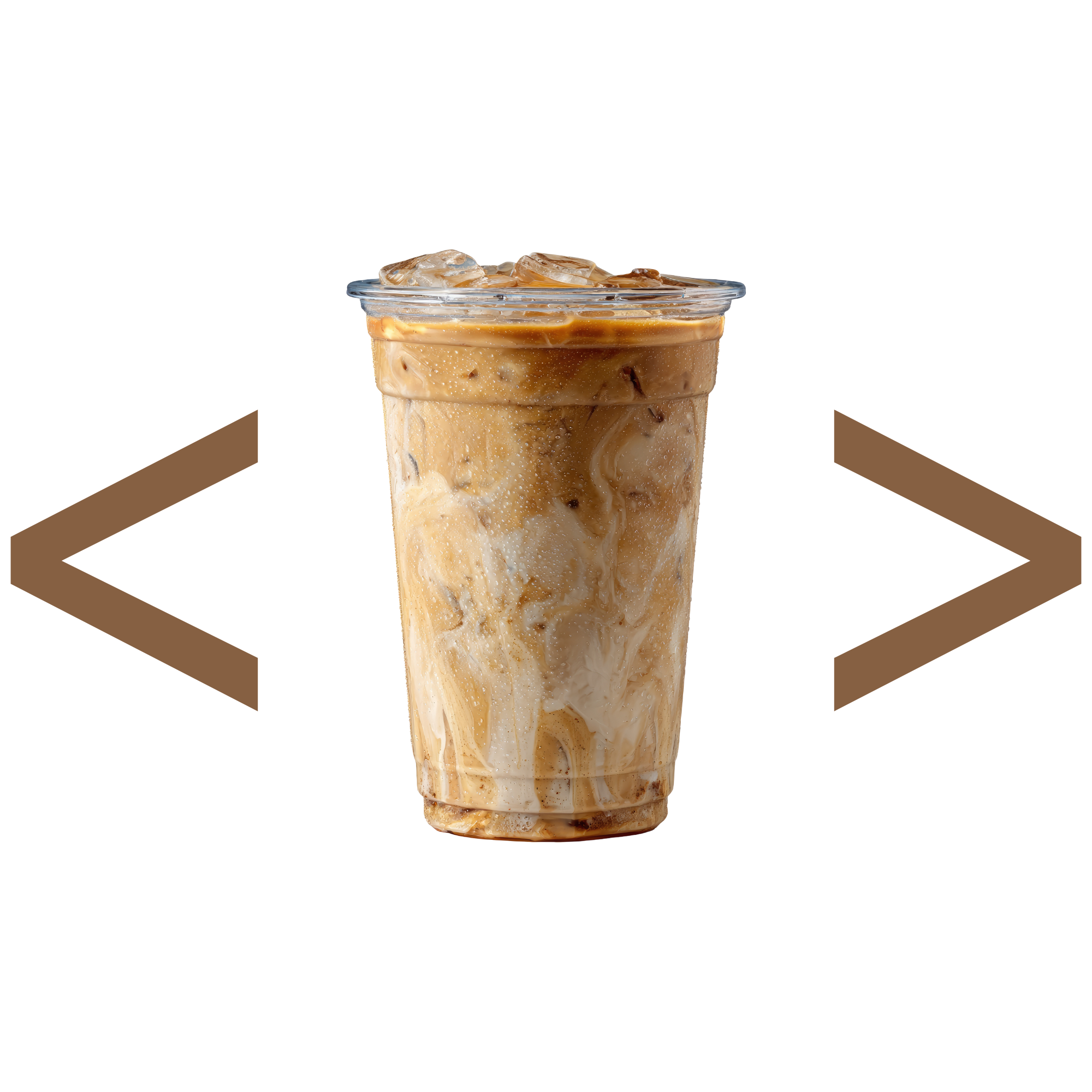 A latte, rich and layered